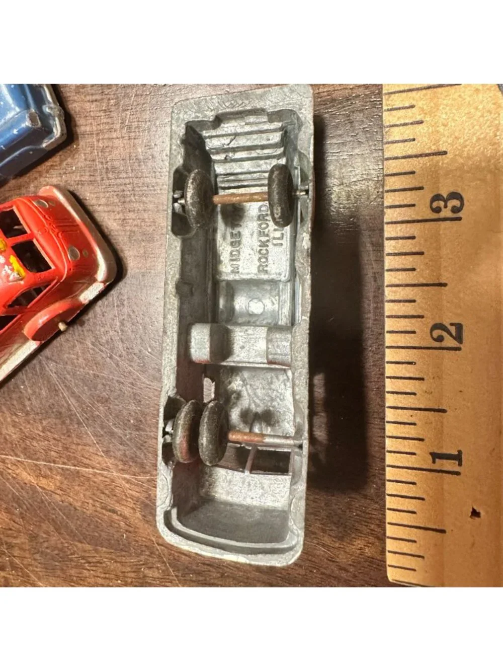 Lot of 5 Vintage Metal Die Cast Vehicles Goodee MidgeToy TootsieToy